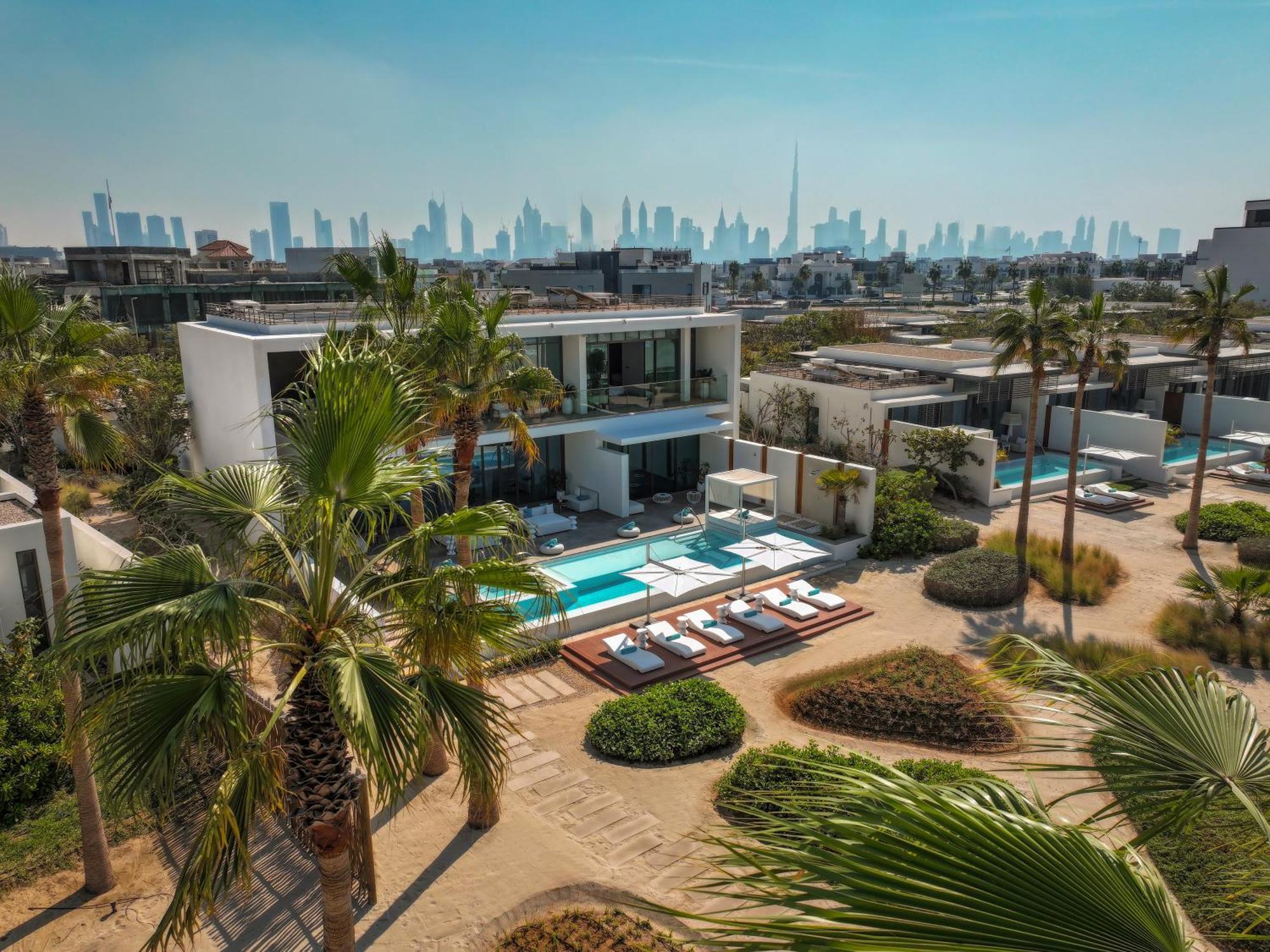 Nikki Beach Resort&Spa Dubai Bagian luar foto Aerial view of the hotel